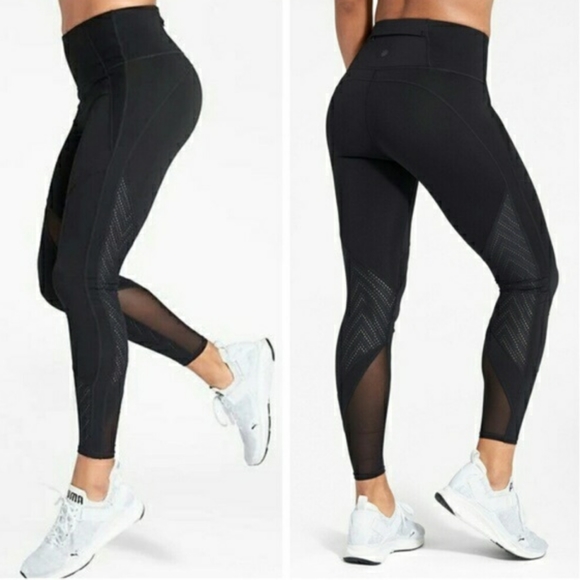 Athleta Pants - Athleta Precision Laser Cut 7/8 Tights